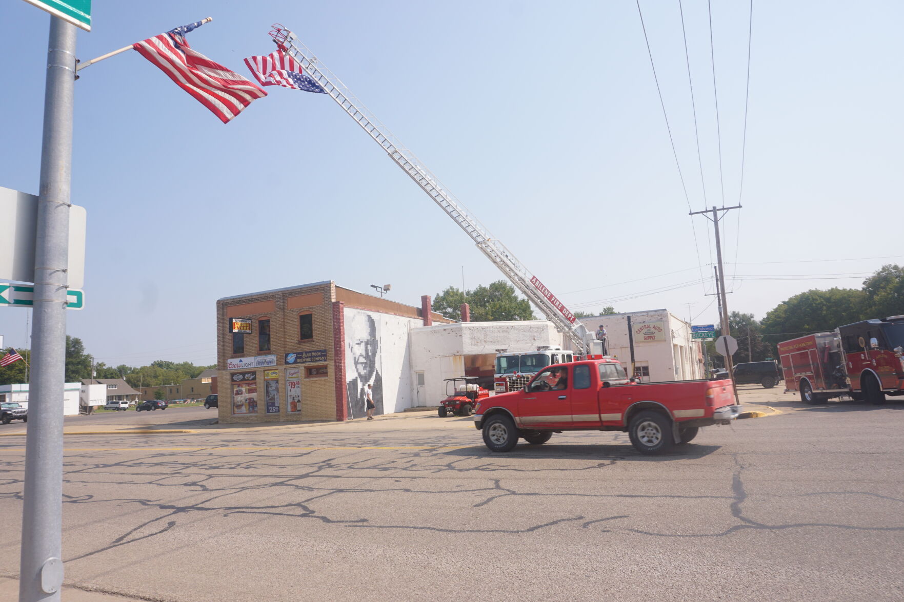 Fire department tribute